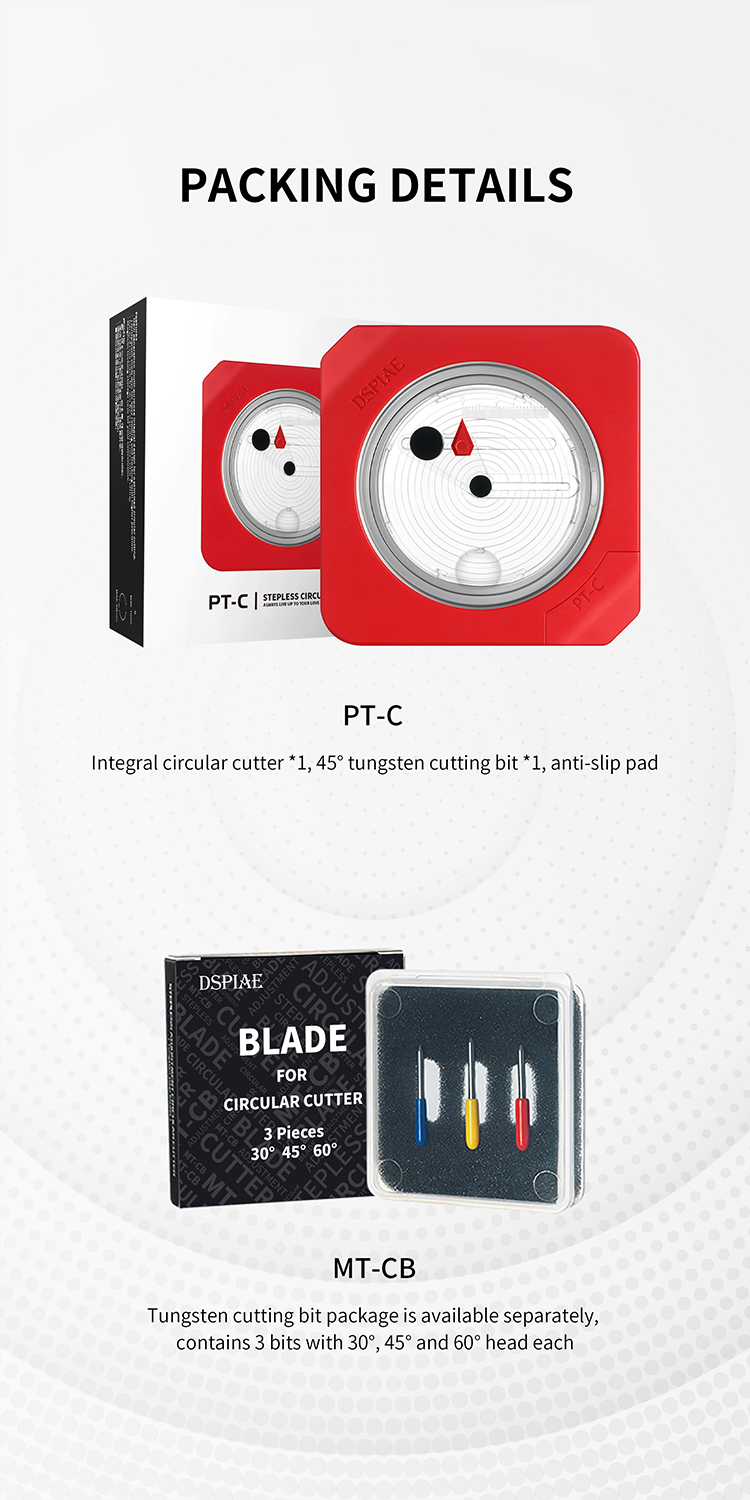 DSPIAE PT-C - Integral Circular Cutter Model Tools