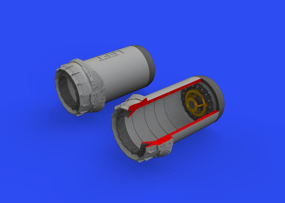 Tornado GR.1 exhaust nozzles 1/72 for EDUARD/REVELL