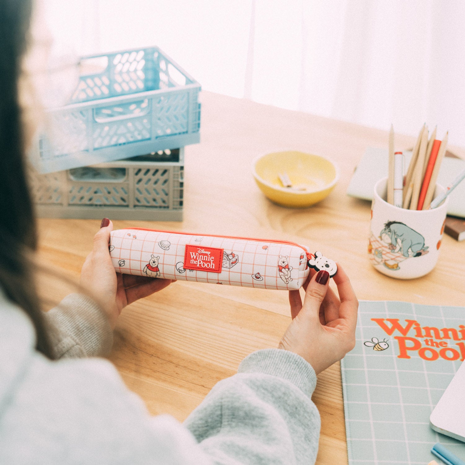 WINNIE THE POOH - Pencil Case Set with Pen & Pencil