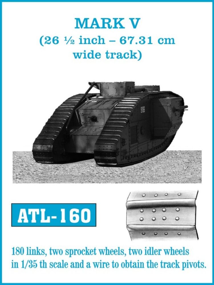 Tracks for MARK V (26 1/2 inch-67.31cm wide track)