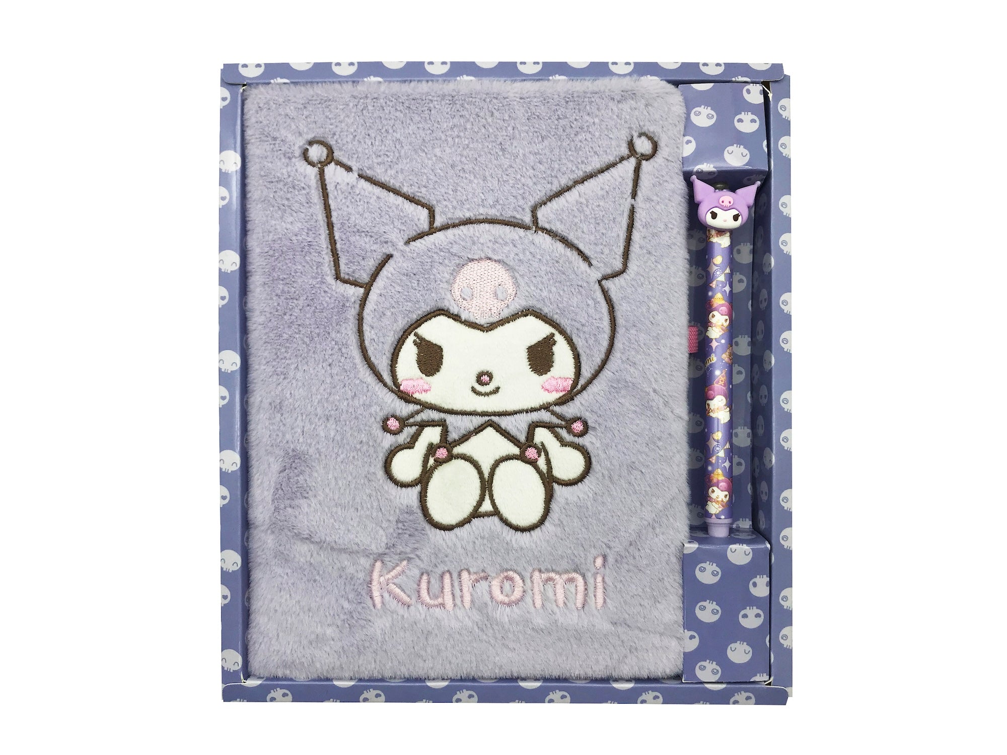 KUROMI - Purple - Pack A5 Fur Notebook + Pen