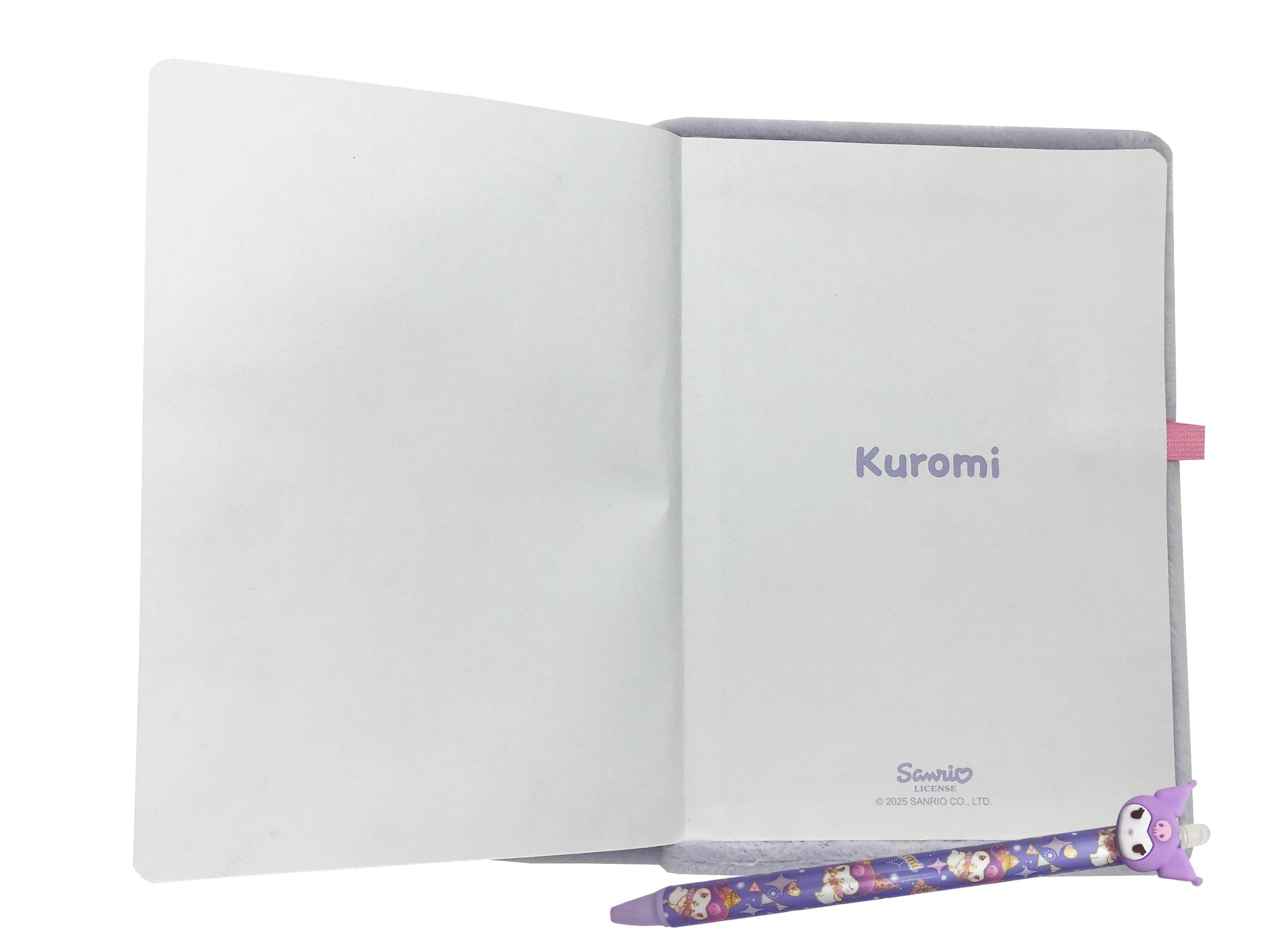 KUROMI - Purple - Pack A5 Fur Notebook + Pen