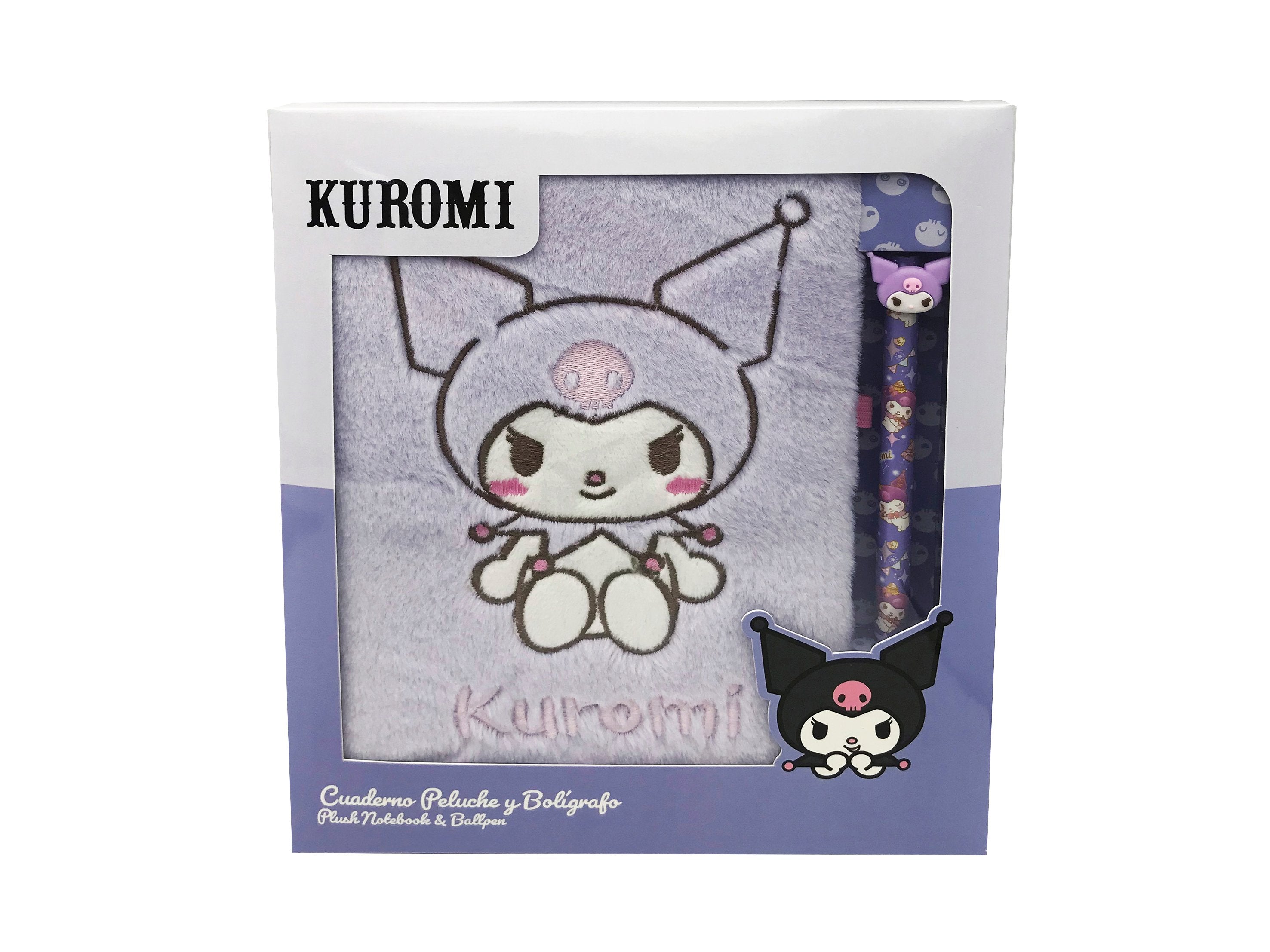 KUROMI - Purple - Pack A5 Fur Notebook + Pen
