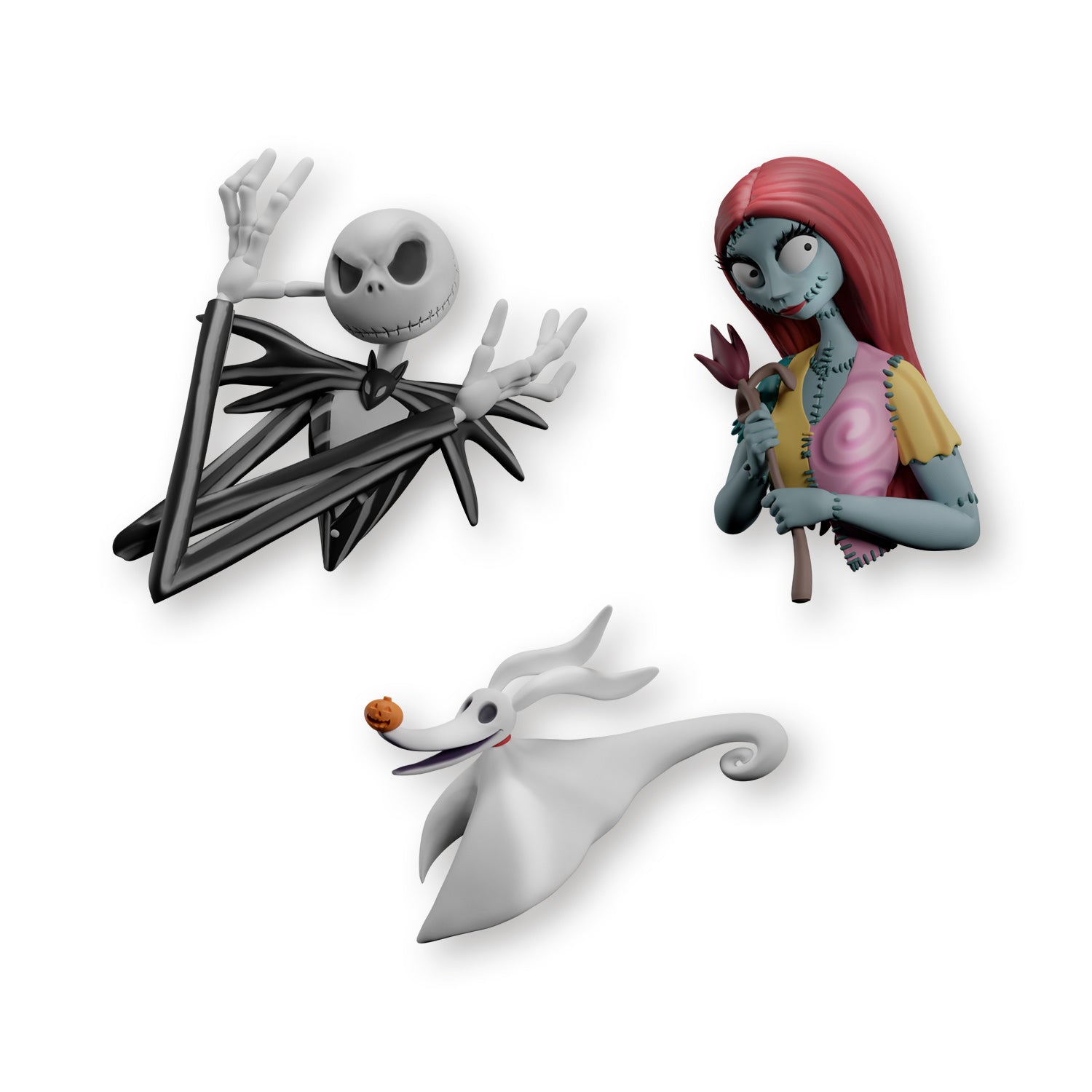 NIGHTMARE BEFORE XMAS - Set of 3 Magnets
