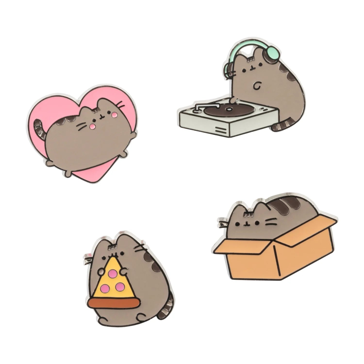 PUSHEEN - Set of 4 Pin's