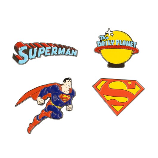 SUPERMAN - Set of 4 Pin's