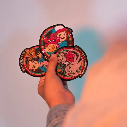 STRANGER THINGS - Characters - Set of 3 Iron-on Patch