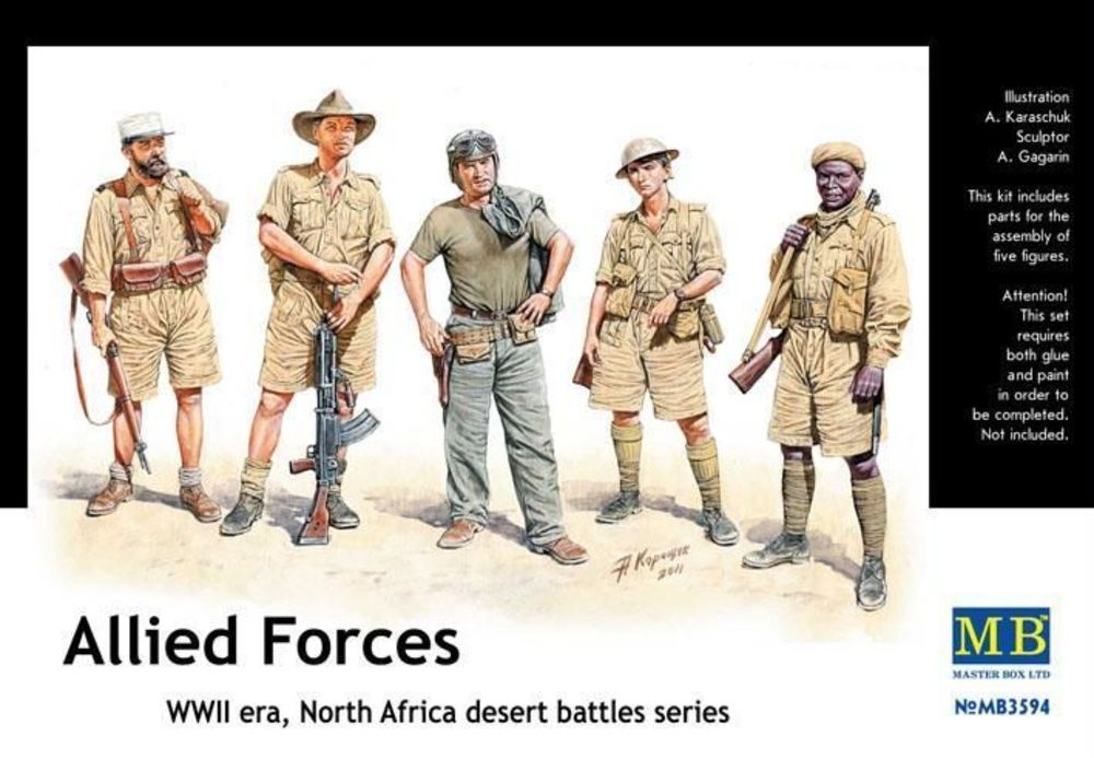 Allied Forces. N.Africa desert battles.s