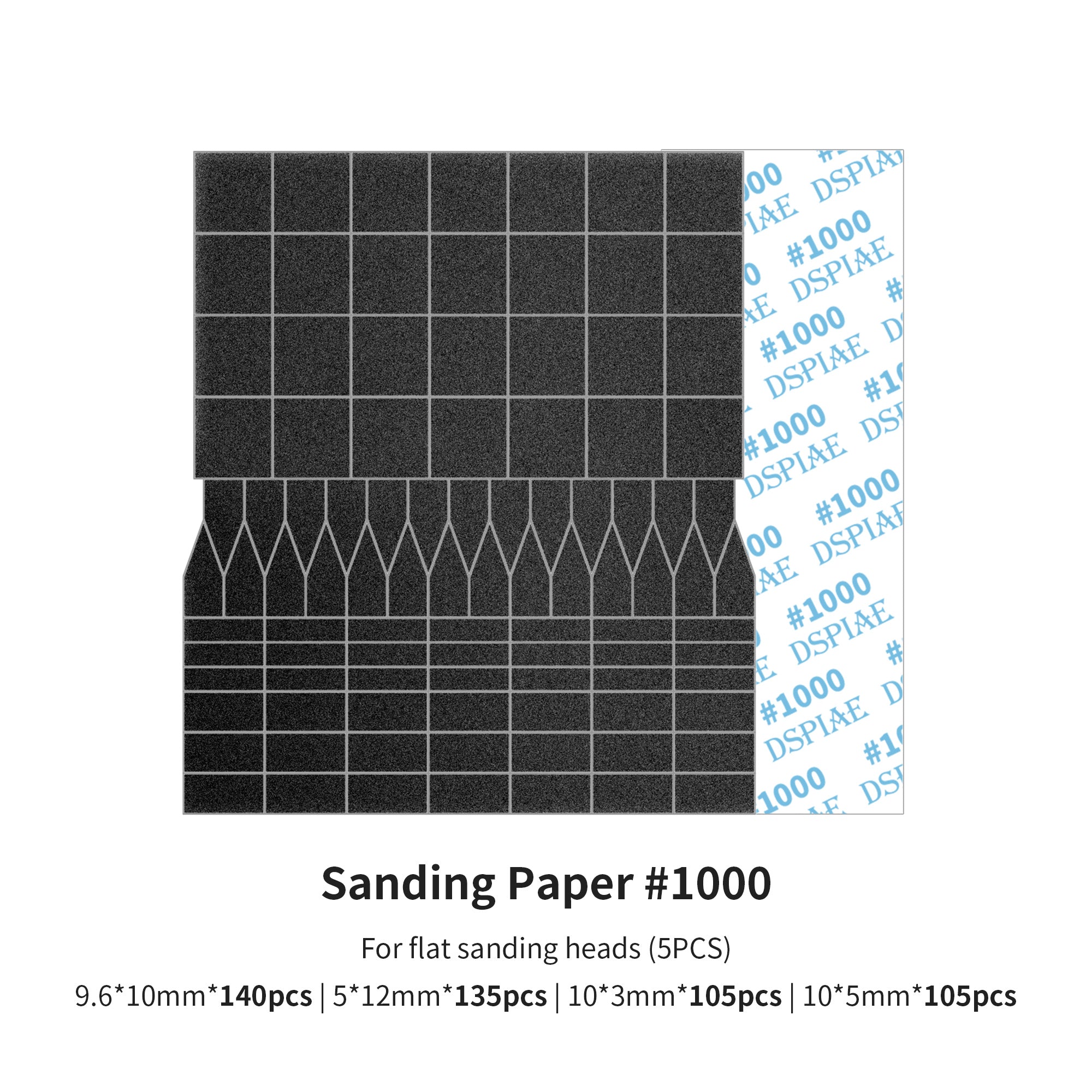 SP Sanding paper for DSPIAE ES-A RECIPROCATING SANDER (Flat head)