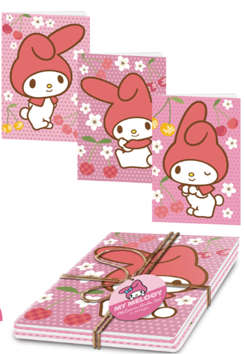 MY MELODY - Set of 3 Excercice Book