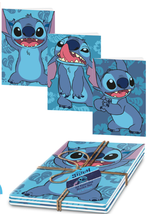 STITCH - Set of 3 Excercice Book