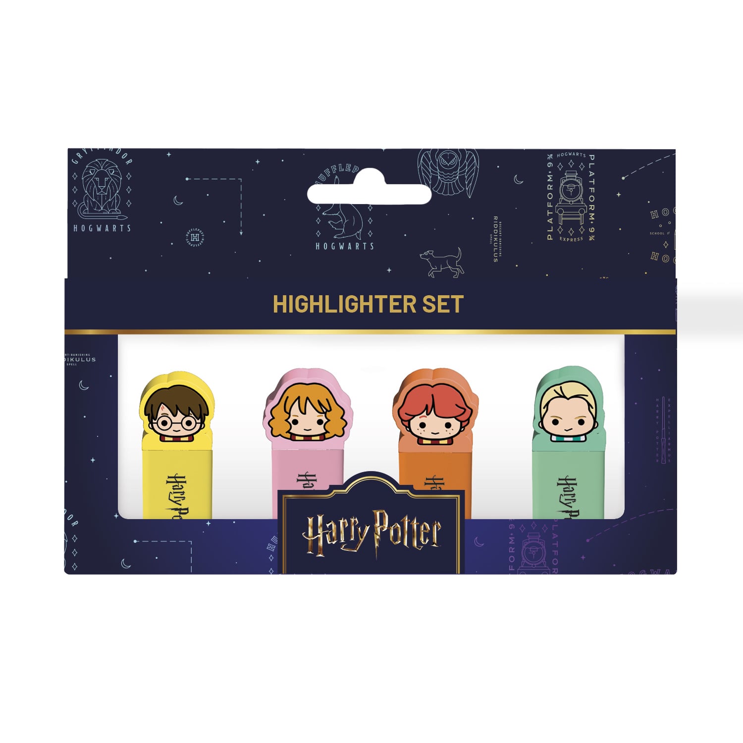 HARRY POTTER - Characters - Pack of 4 mini Highlighters