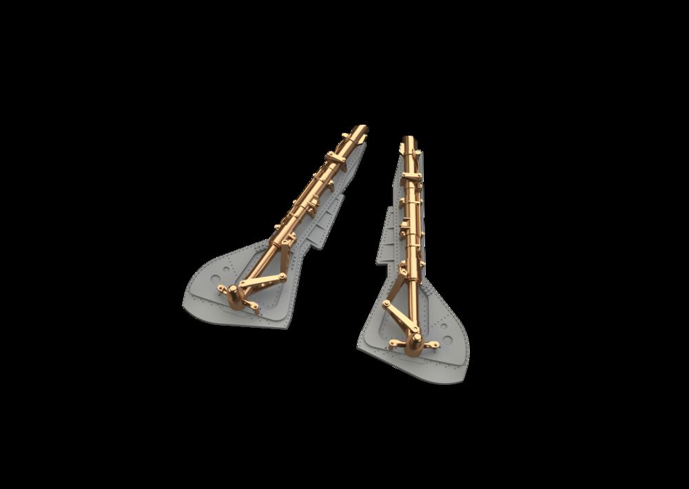 Fw 190A-7 undercarriage legs BRONZE 1/48