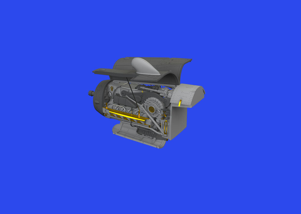 Bf 109G-10/U4 engine for Eduard