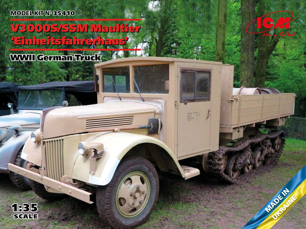 V3000S/SSM Maultier Einheitsfahrerhaus, WWII German Truck