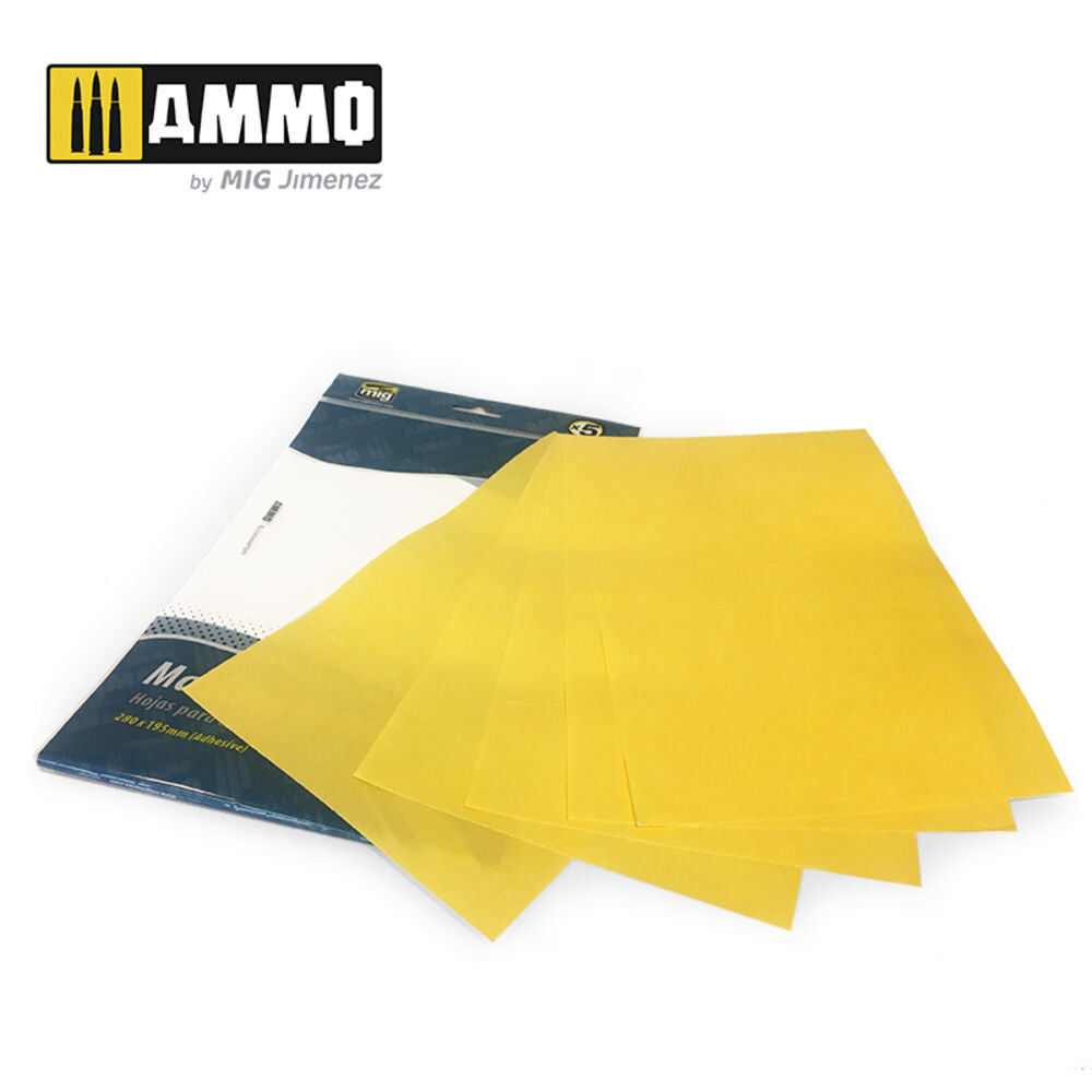 Masking Sheets (x5 sheets, 280mm x 195mm, adhesive)