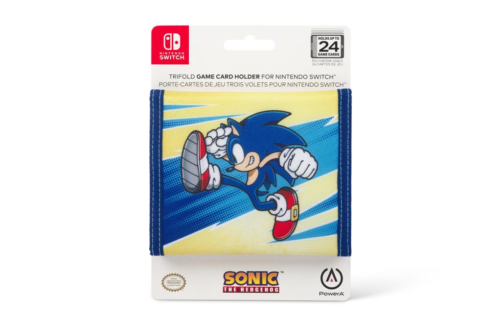 Trifold Game Card Holder for Nintendo Switch - Sonic Kick