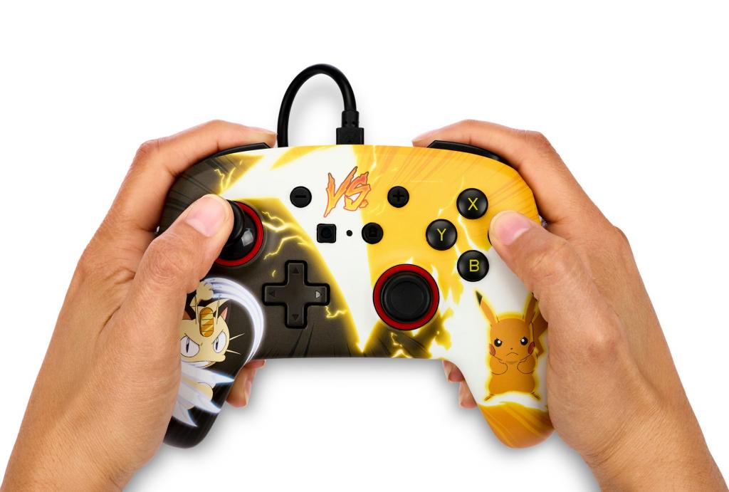 Wired Controller Pikachu vs. Meowth - Nintendo Switch