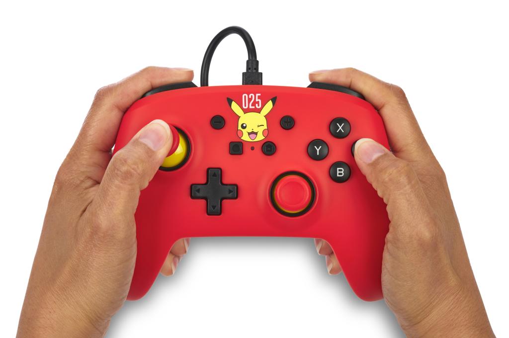 Wired Basic Controller Nintendo Switch - Laughing Pikachu