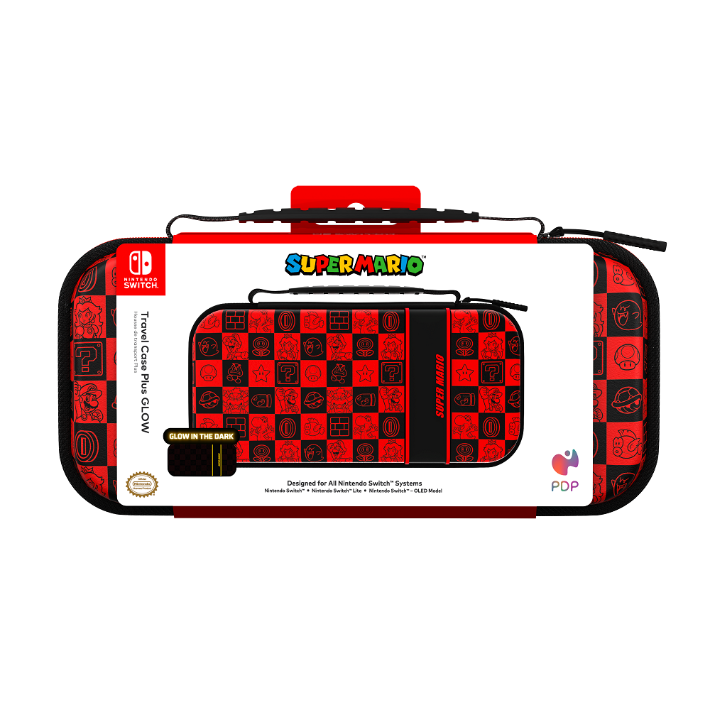 Travel Case Plus Nintendo Switch GLOW - Super Icons