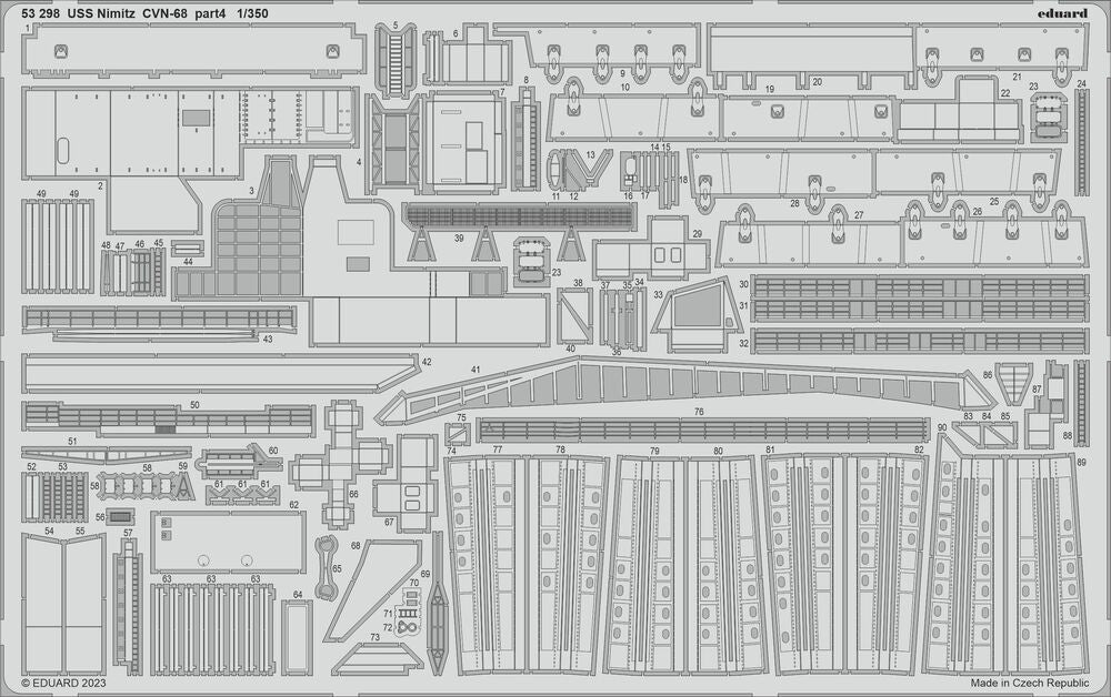 USS Nimitz CVN-68 part 4 1/350 TRUMPETER