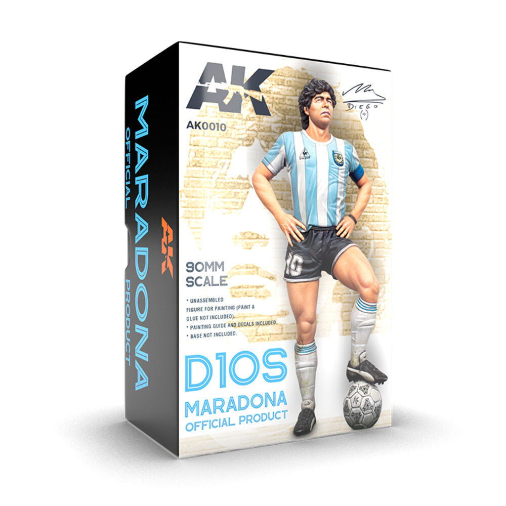 MARADONA RESIN FIGURE. 90 MM SCALE