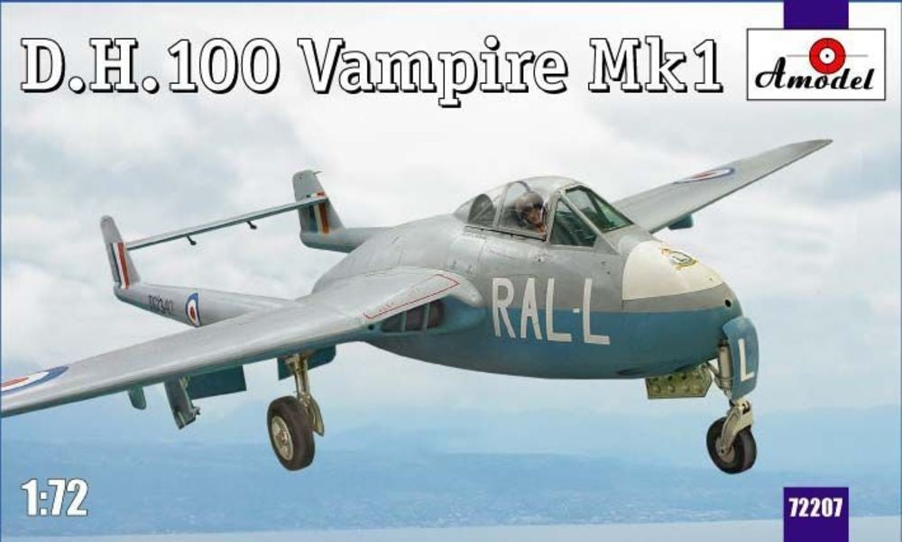 D.H.100 Vampire Mk1 RAF jet fighter