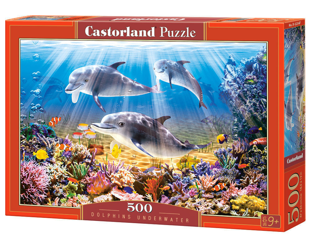 Dolphins Underwater,Puzzle 500 Teile