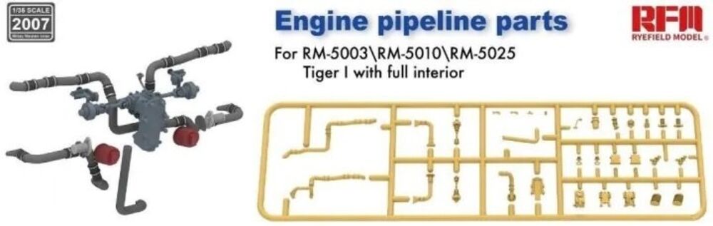 Engine pipeline parts for RM-5003 RM-5025