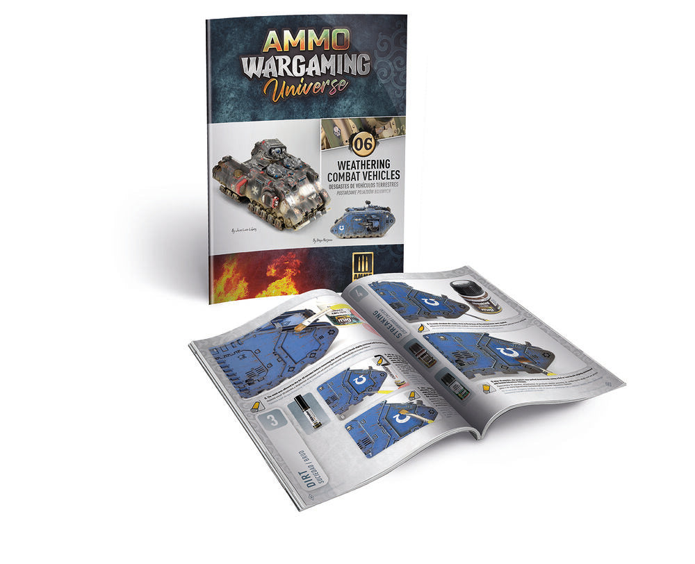 AMMO WARGAMING UNIVERSE Book 06 - Weathering Combat Vehicles (English, Castellano, Polski)