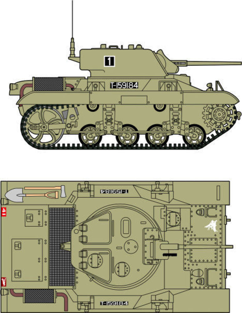 M-22 Locust Airbone tank USA, GB, WWII