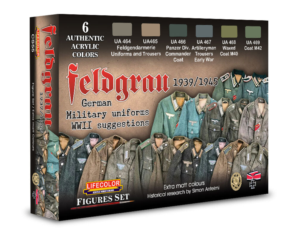 Feldgrau ��� 1943-1945 ��� German Military Uniforms 6 x 22 ml