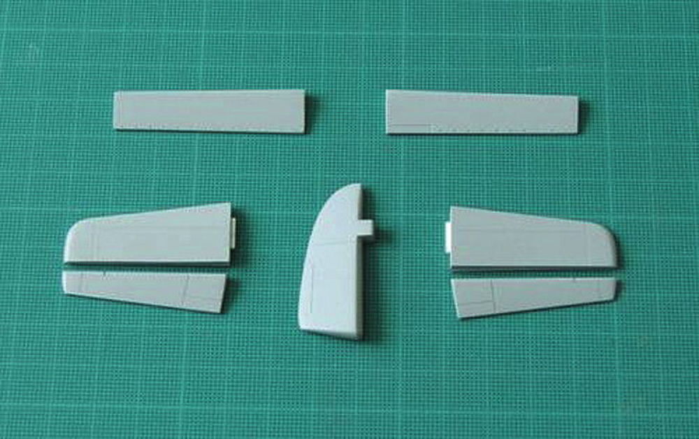 Hawker Seahawk - control surfaces set for Trumpeter kit