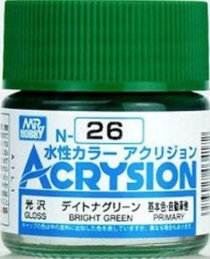 Mr Hobby -Gunze Acrysion (10 ml) Bright Green