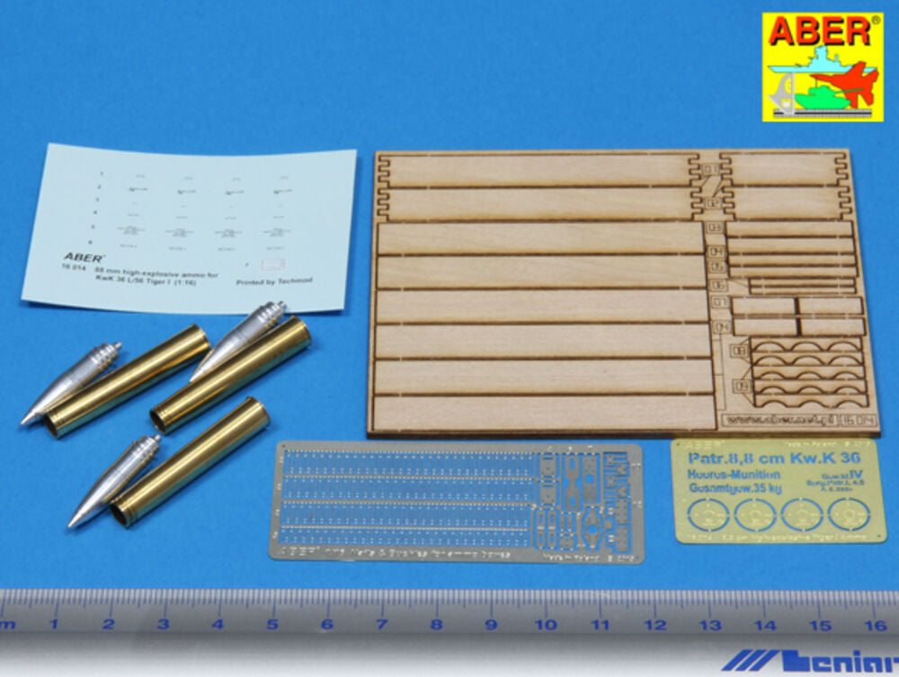 8,8 cm Tiger I high-explosive Ammo with box