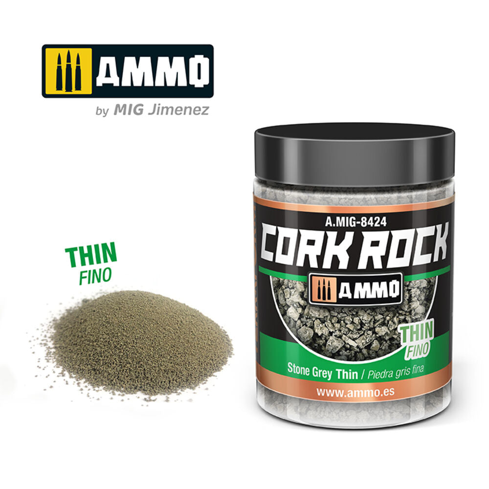 CREATE CORK Stone Grey Thin (Jar 100mL)