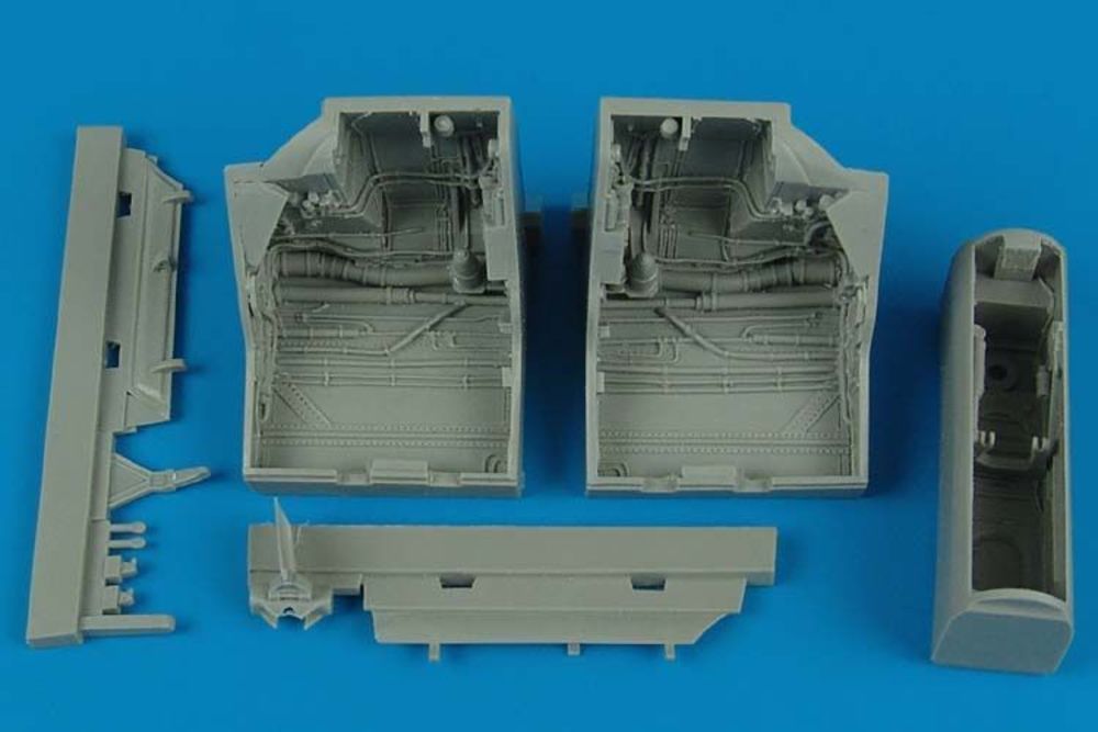 F-22A Raptor wheel bays for Academy