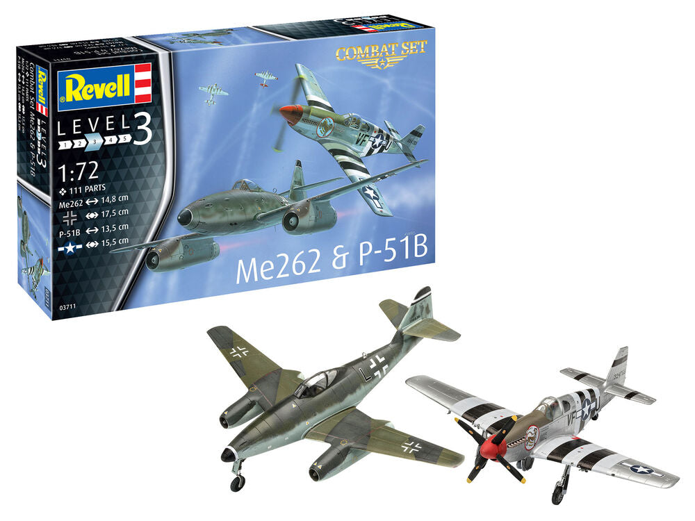 Combat Set Me262 & P-51B