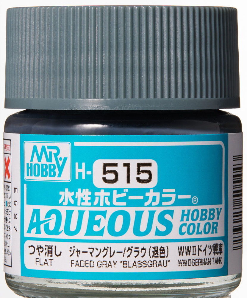 Mr Hobby -Gunze Aqueous Hobby Colors (10 ml) Faded Gray Blassgrau