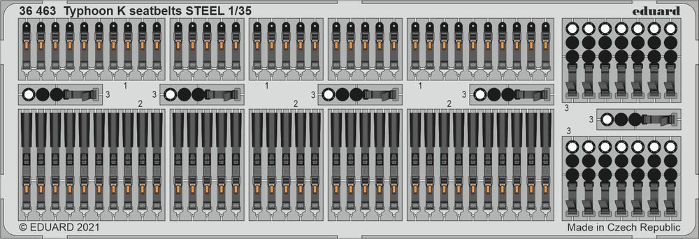 Typhoon K seatbelts STEEL 1/35 for ZVEZDA