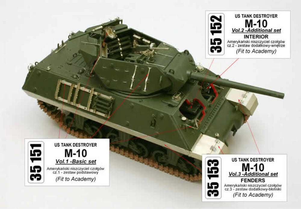 US Tank Destroyer M-10 - Vol.1 - basic set