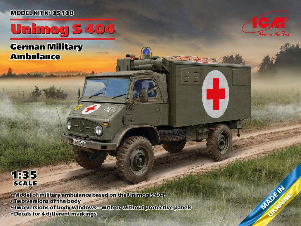 Unimog S 404, German Military Ambulance