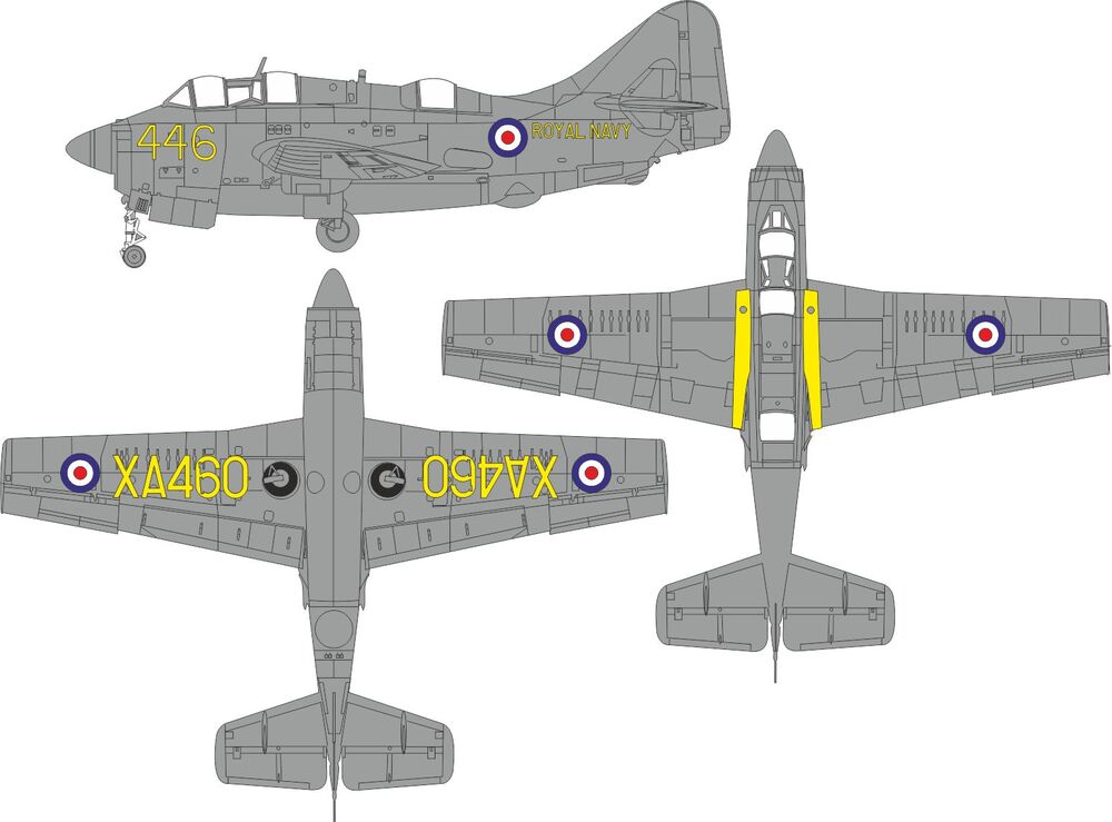 Gannet AS.1/AS.4 national & a/c marking 1/48 AIRFIX