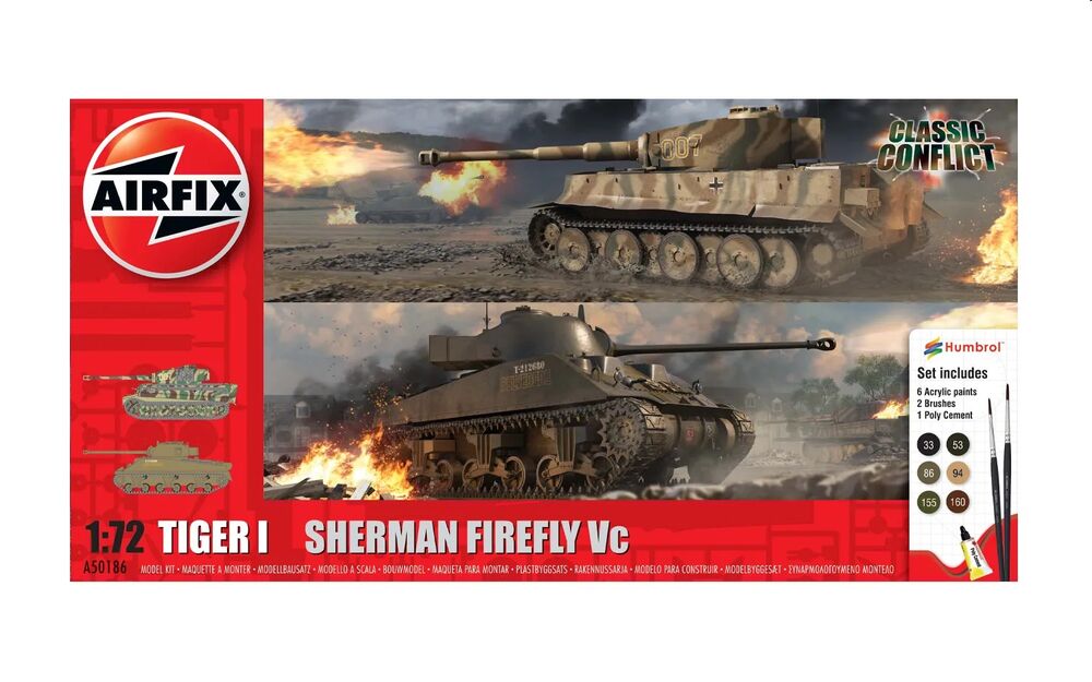 Classic Conflict Tiger 1 vs Sherman Firefly