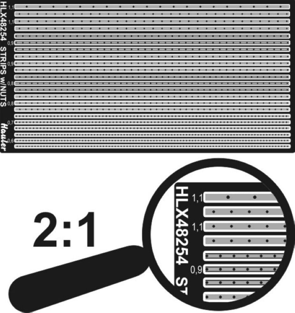 STRIPS w-nuts 0,6-1,1mm