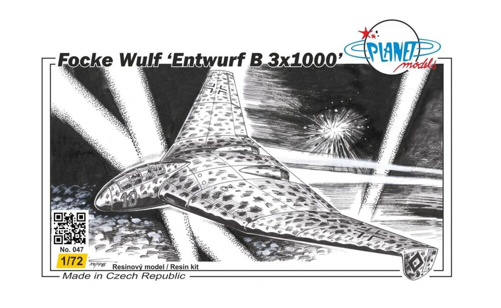 Fw Entwurf B 3x1000 Delta Bomber