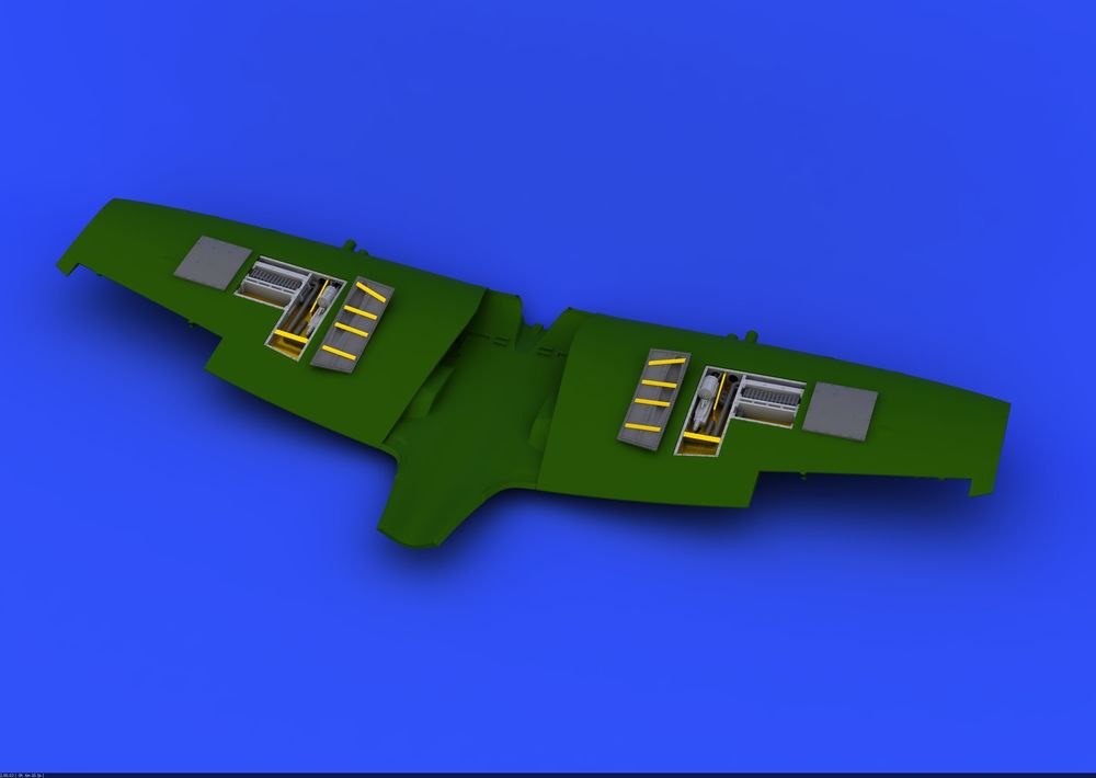 Spitfire Mk.VIII gun bays for Eduard