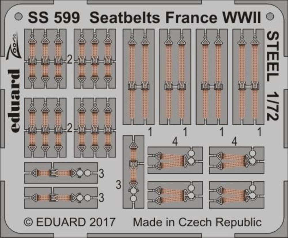 Seatbelts France WWII STEEL