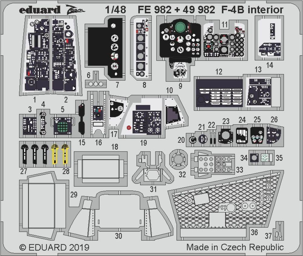 F-4B interior for Academy