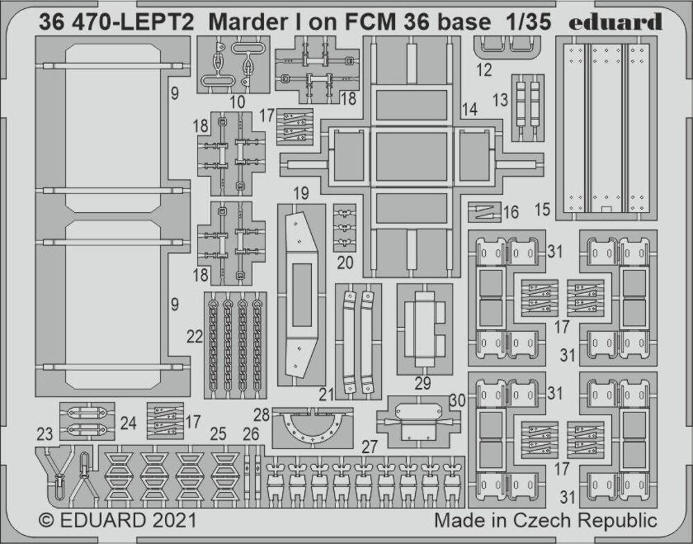 Marder I on FCM 36 base 1/35 for ICM